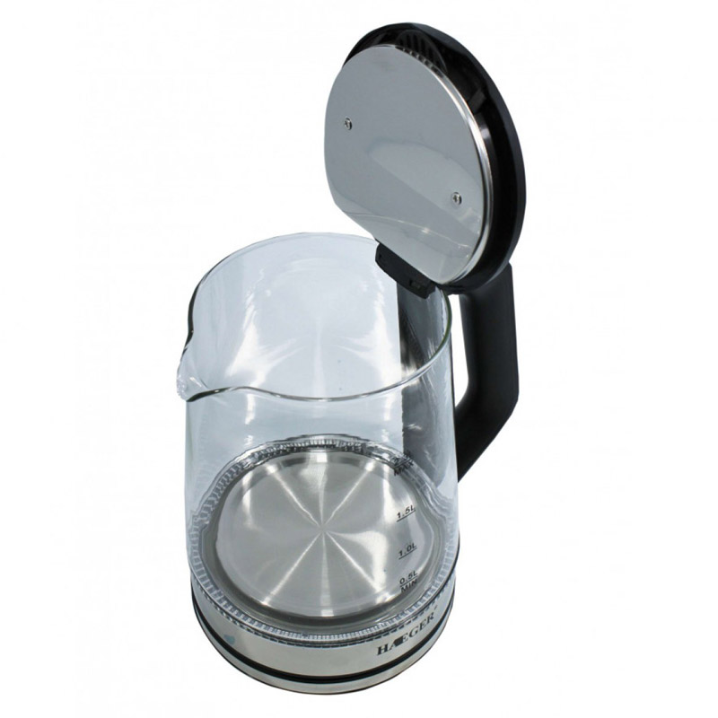 Ηλεκτρικός Διάφανος Βραστήρας με LED - Haeger HG-7846 Electric Kettle 2.3lt